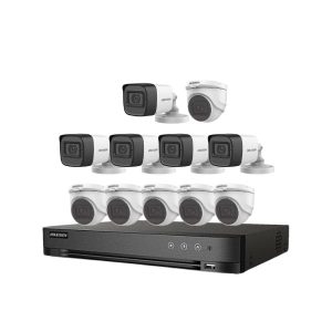 Bộ 11 Camera Hikvision 2MP có mic