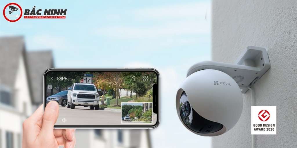 Camera Ezviz C8PF hỗ trợ chế độ xem 2 màn hình