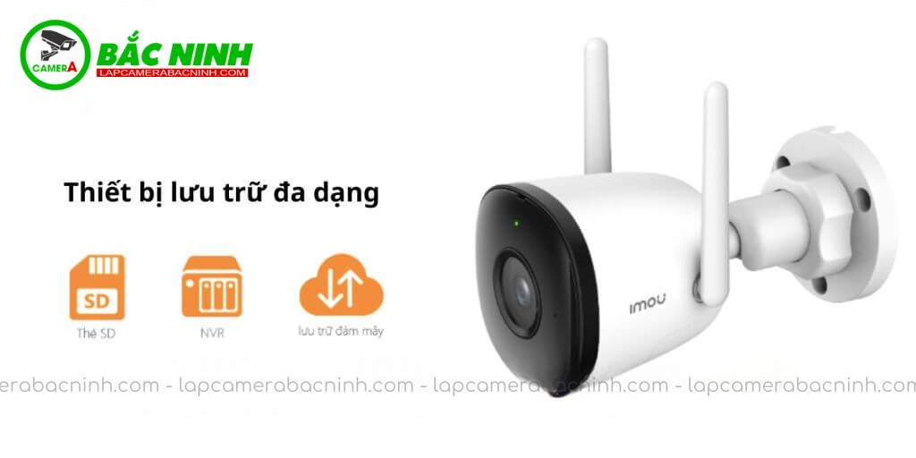 Camera Imou IPC-F42P hỗ trợ đa dạng phương thức lưu trữ