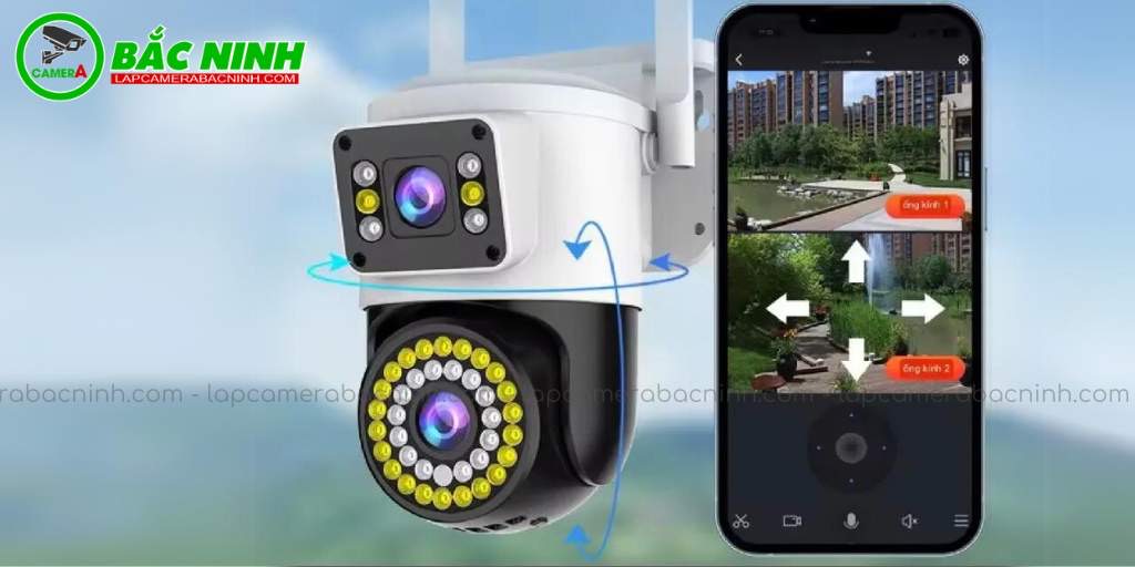 Camera Yoosee 2 Mắt QPT36 giám sát toàn cảnh 360 độ