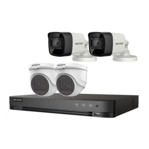 Bộ 4 Camera Hikvision 2MP có mic